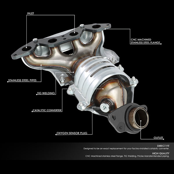 Factory Replacement Catalytic Converter <BR>01-05 Honda Civic DX LX CX VX HX 1.7L