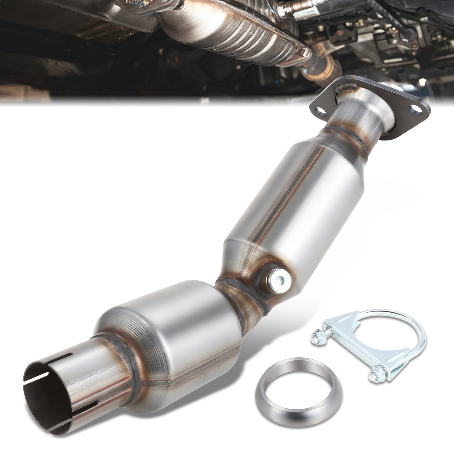 Factory Replacement Catalytic Converter <BR>10-15 Toyota Prius, 12-15 Plug-in