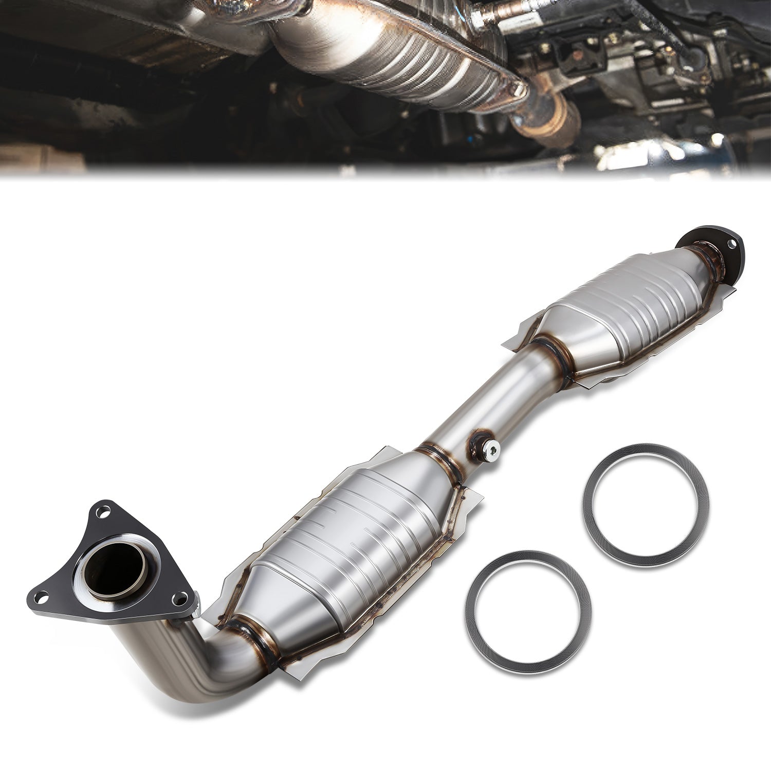 Factory Replacement Catalytic Converter <BR>07-19 Toyota Tundra, 08-18 Sequoia 4.6L 5.7L