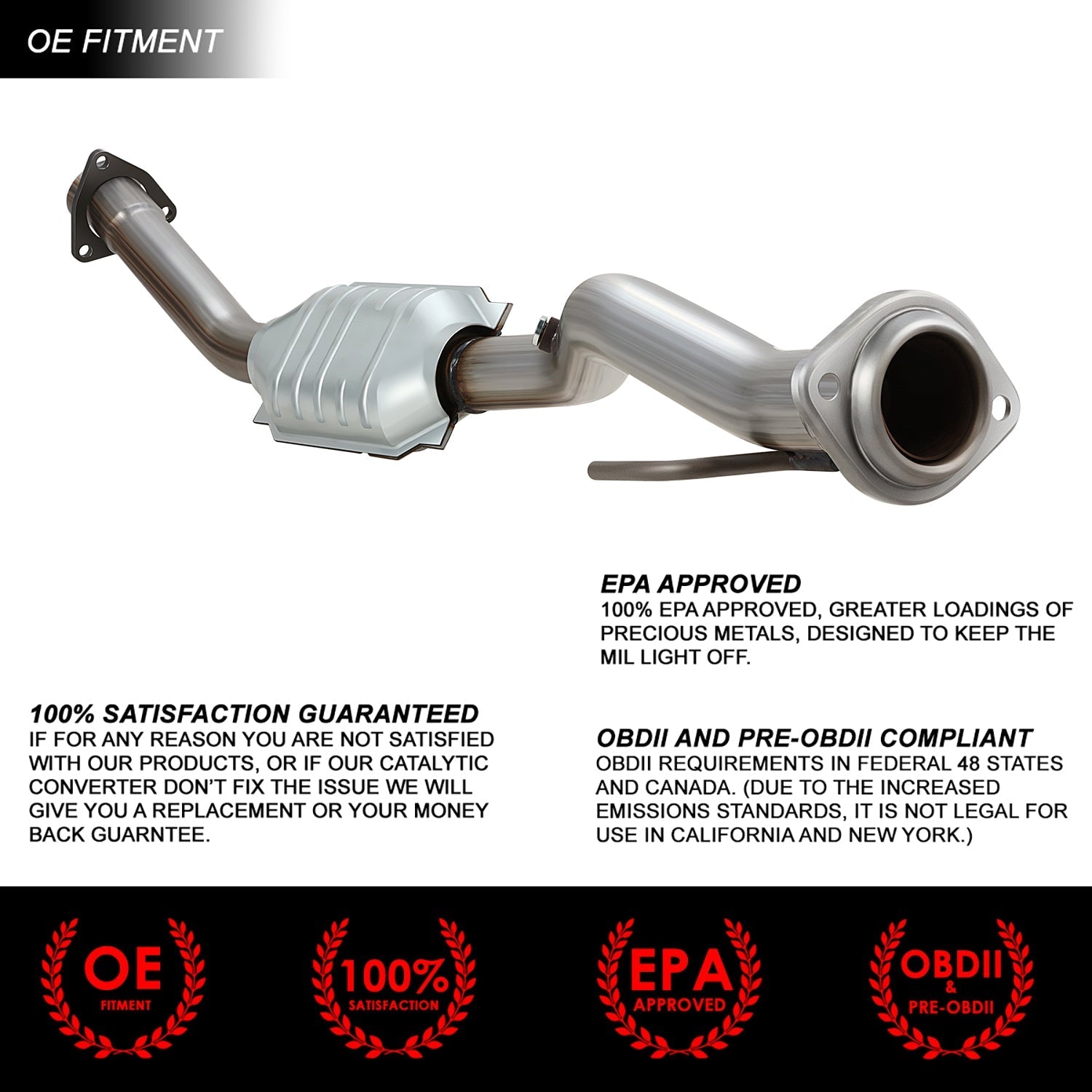 Factory Replacement Catalytic Converter <BR>02-05 Trailblazer Envoy, 02-04 Bravada