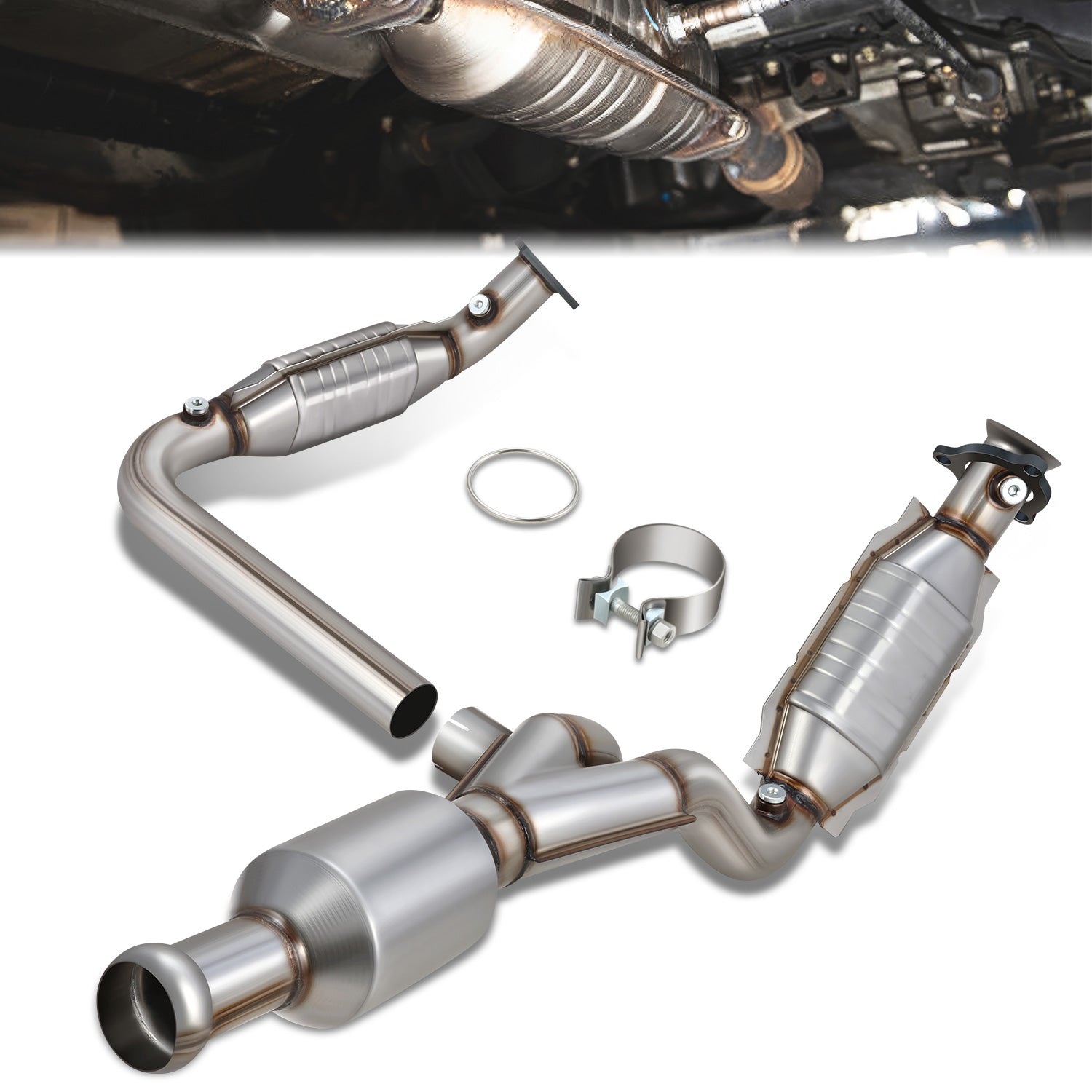 Factory Replacement Catalytic Converter <BR>09-13 Silverado, Sierra, 09-14 Tahoe, Yukon