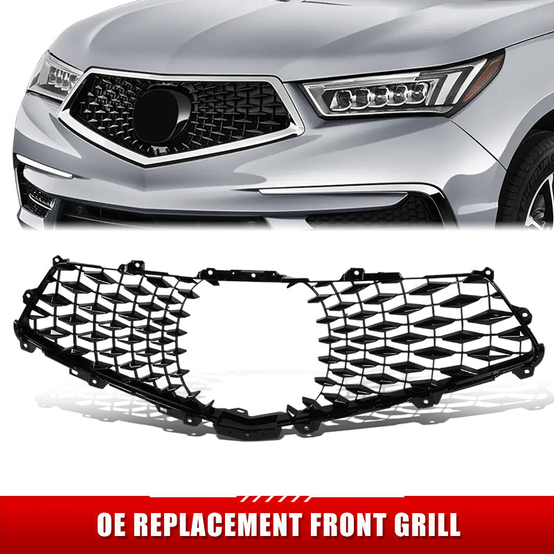 Factory Replacement Grille <br>17-20 Acura Mdx