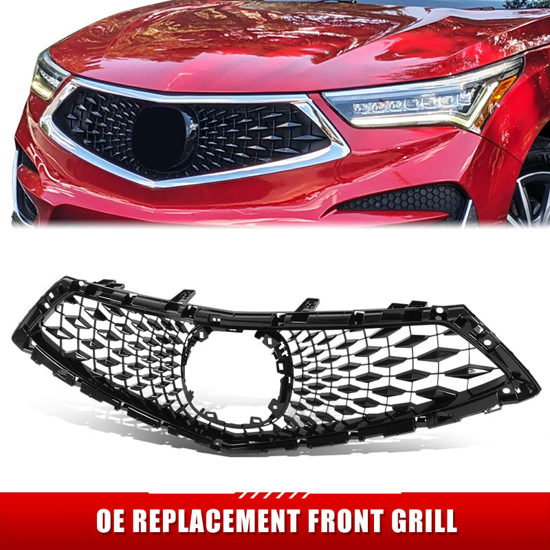 Factory Replacement Grille (Black) <br>19-21 Acura RDX