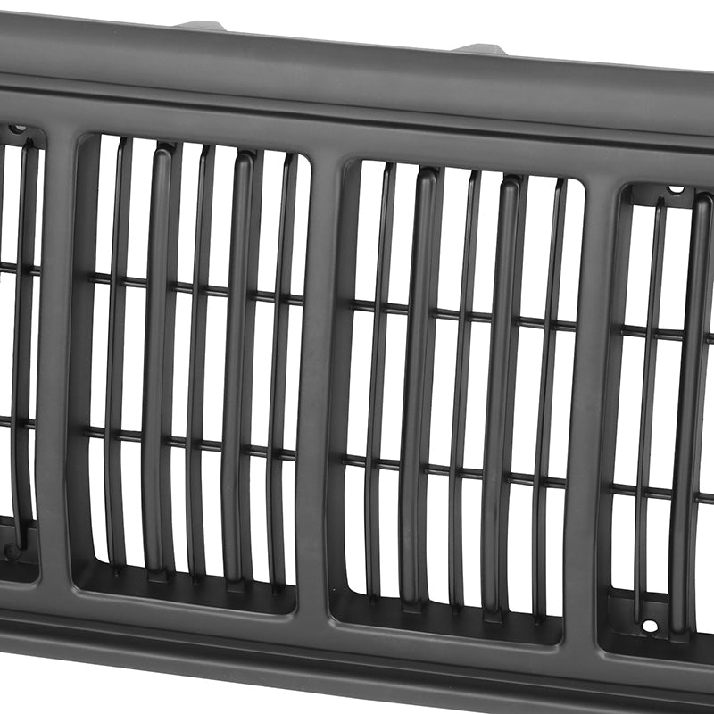 Factory Replacement Grille (Black) <br>91-96 Jeep Cherokee