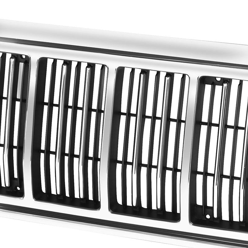 Factory Replacement Grille (Chrome) <br>91-96 Jeep Cherokee