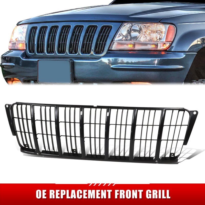 Factory Replacement Grille <br>99-03 Jeep Grand Cherokee