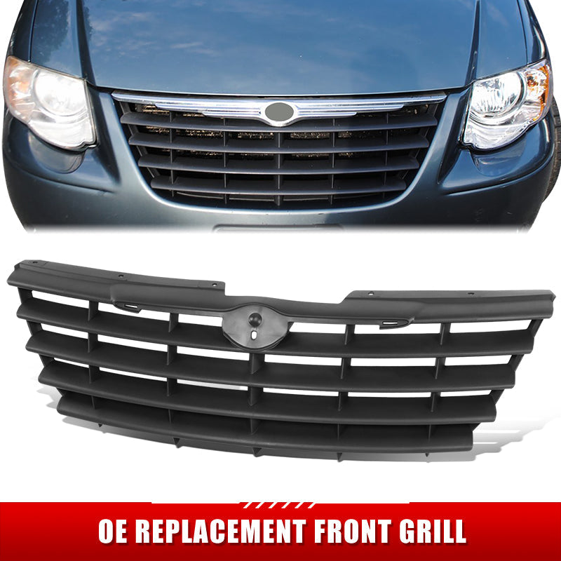 Factory Replacement Grille <br>05-07 Chrysler Town & Country