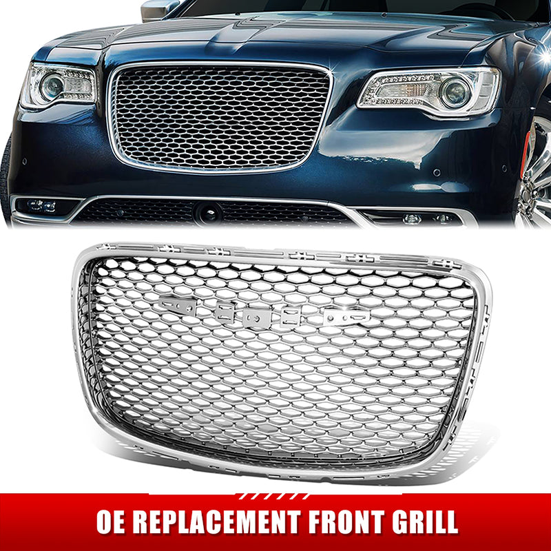 Factory Replacement Diamond Mesh Grille <br> 15-22 Chrysler 300