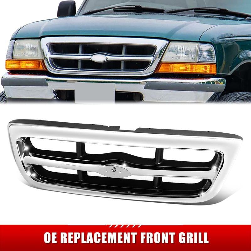 Factory Replacement Grille <br>98-00 Ford Ranger 2WD XLT