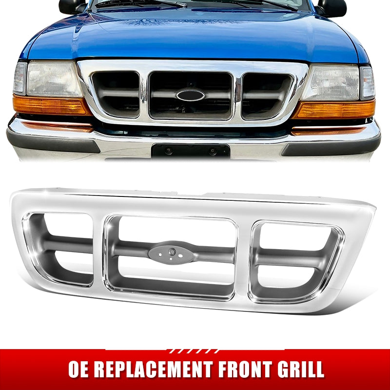 Factory Replacement Grille <br>98-00 Ford Ranger 4WD XLT