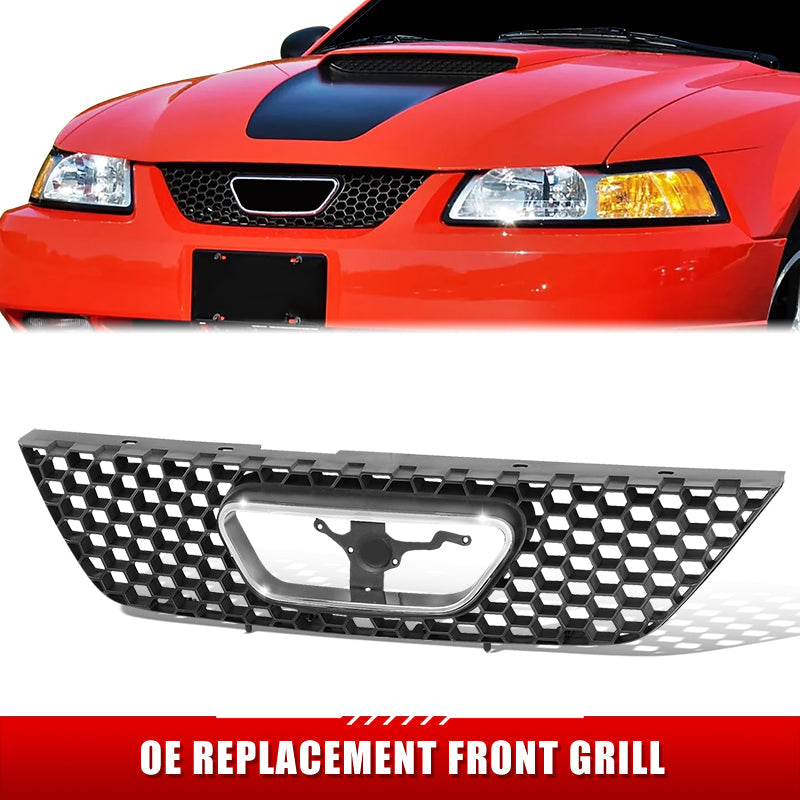 Factory Replacement Grille <br>99-04 Ford Mustang