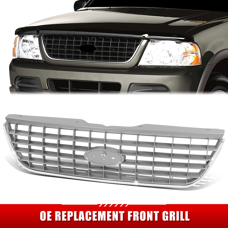 Factory Replacement Grille <br>02-05 Ford Explorer Eddie Bauer/Limited