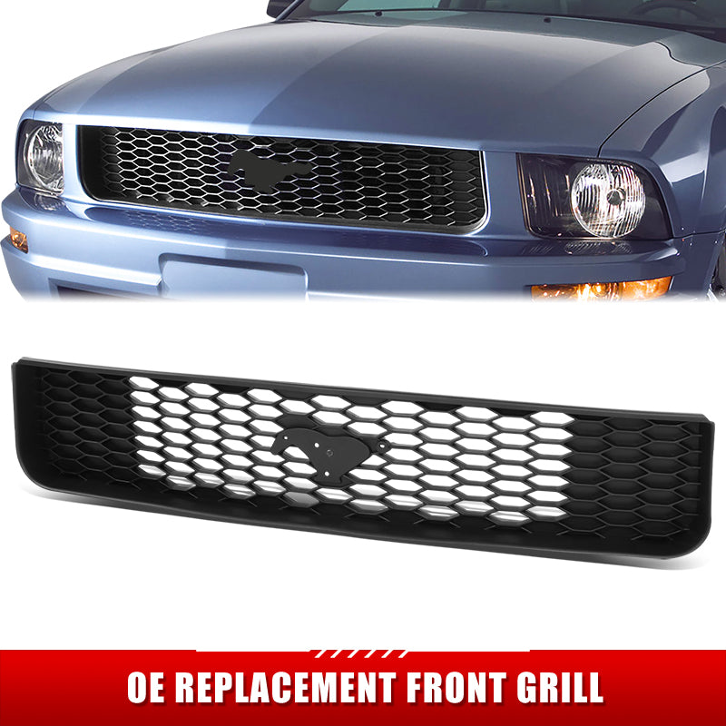 Factory Replacement Grille <br>05-09 Ford Mustang