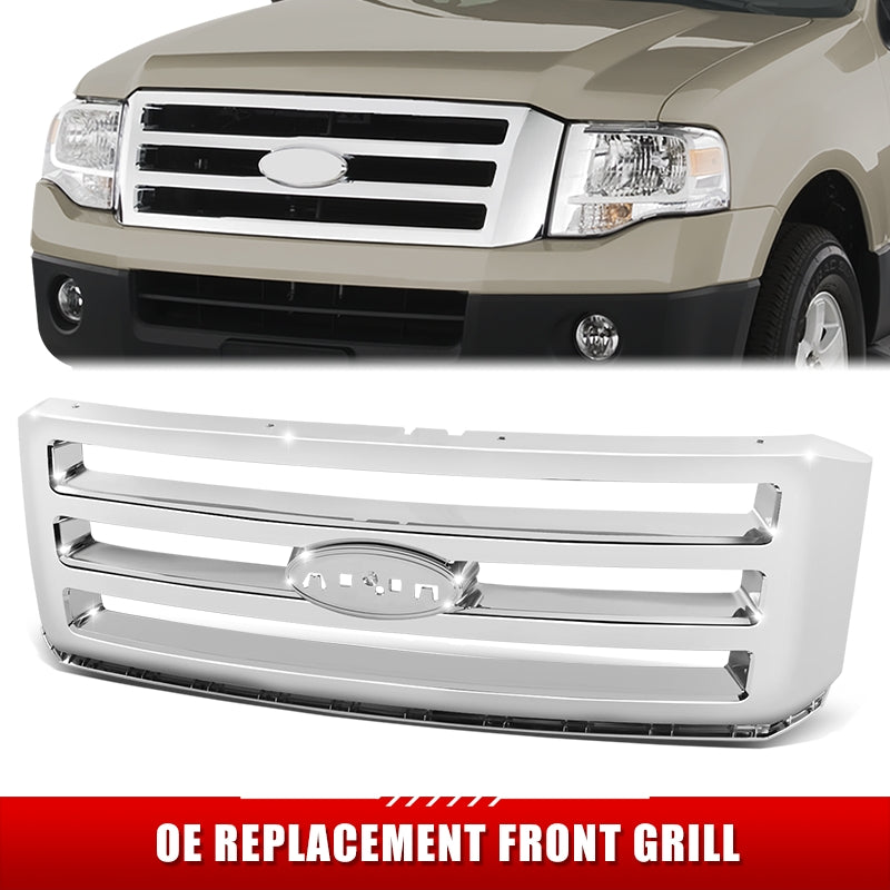 Factory Replacement Grille <br>07-14 Ford Expedition