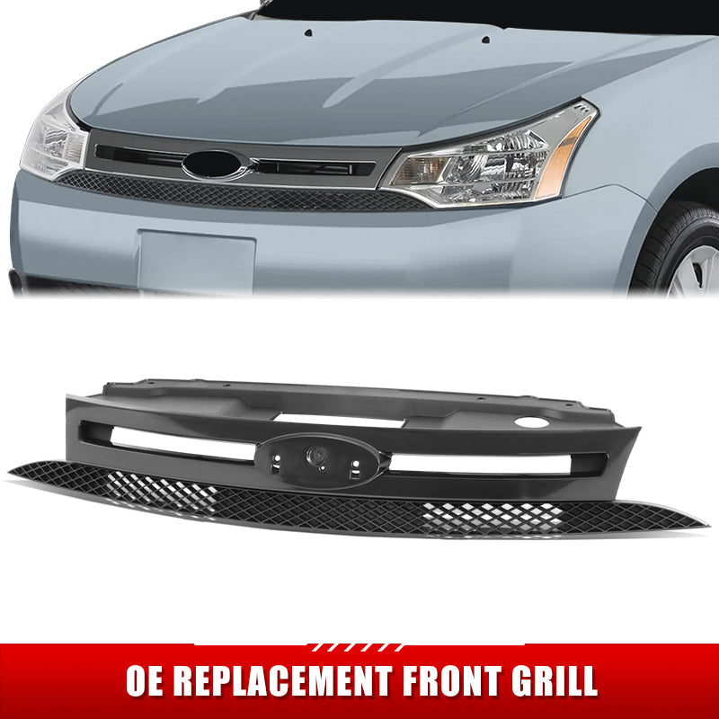 Factory Replacement Grille <br>08-11 Ford Focus