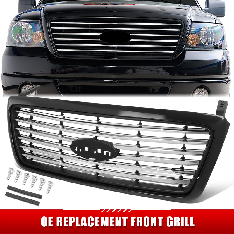 Factory Replacement Horizontal Slat Grille <br> 06-08 Ford F-150