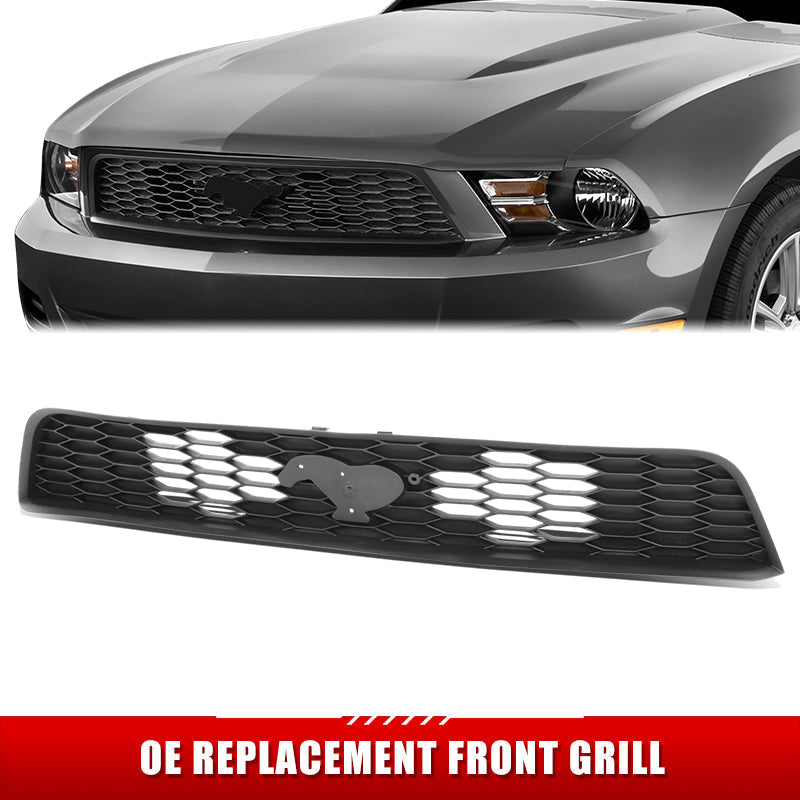 Factory Replacement Grille <br>10-12 Ford Mustang Base V6