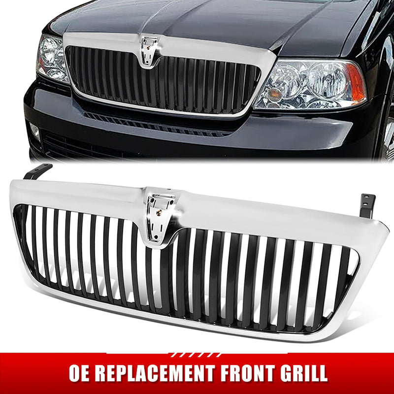 Factory Replacement Vertical Slat Grille <br> 03-04 Lincoln Navigator