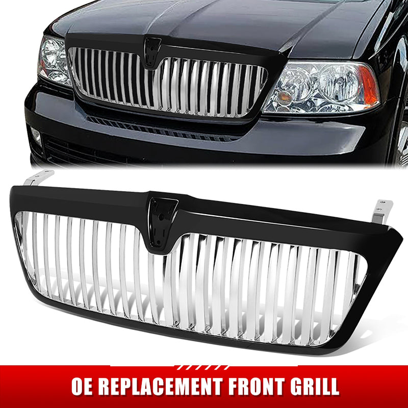 Factory Replacement Vertical Slat Grille <br> 03-04 Lincoln Navigator