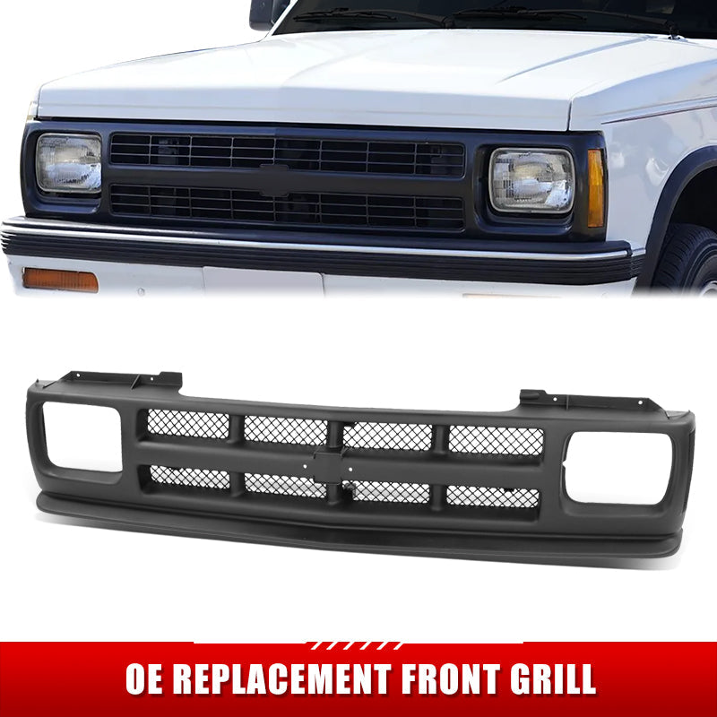 Factory Replacement Grille <br>91-93 Chevy S10, 91-94 S10 Blazer