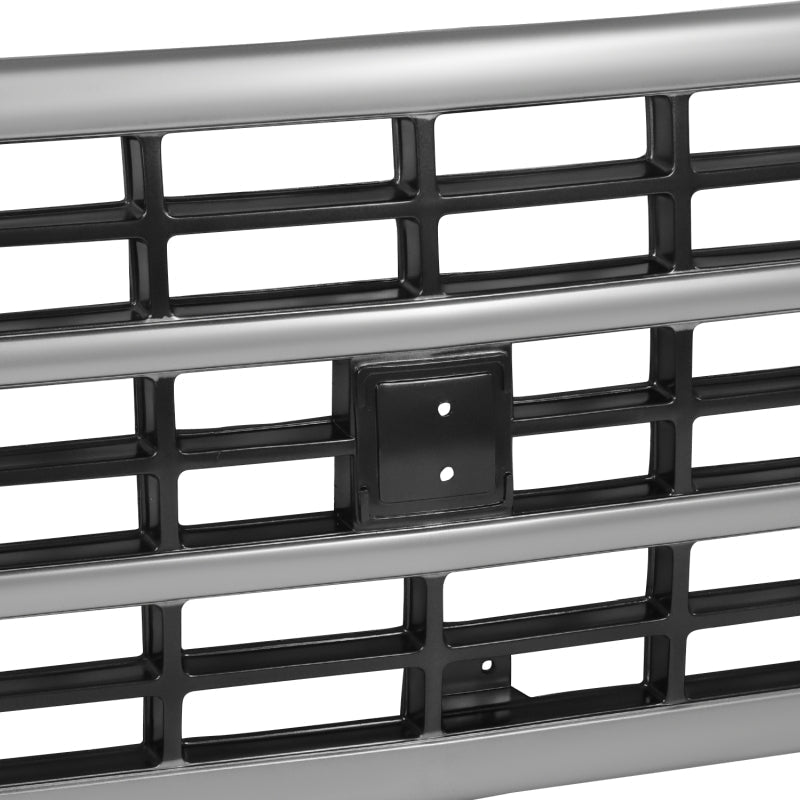 Factory Replacement Grille <br>87-88 Chevy R/V10-30, 89-91 R/V1500, 2500 Suburban