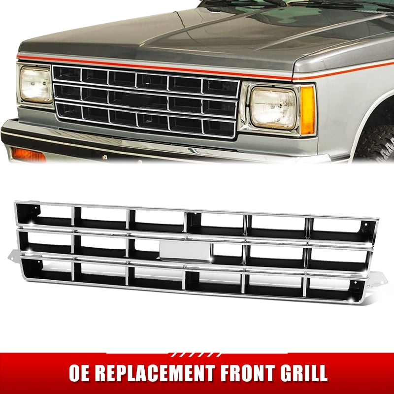 Factory Replacement Grille <br>83-90 Chevy S10 Pickup/Blazer