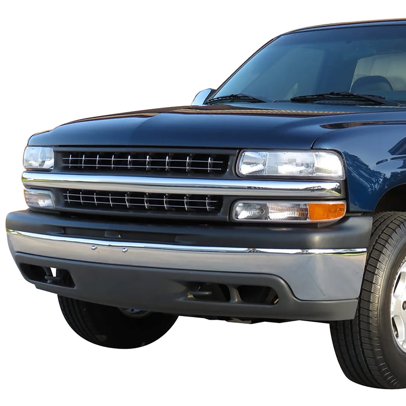 Factory Replacement Grille (Black) <br>99-02 Chevy Silverado 1500