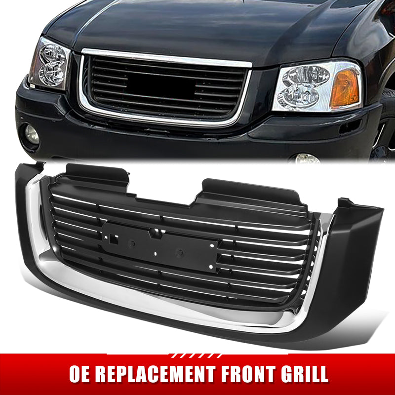 Factory Replacement Horizontal Slat Grille <br> 02-05 GMC Envoy