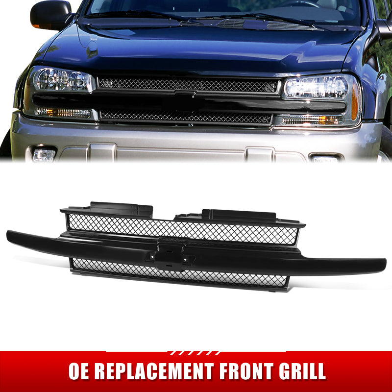 Factory Replacement Grille <br>02-05 Chevy Trailblazer