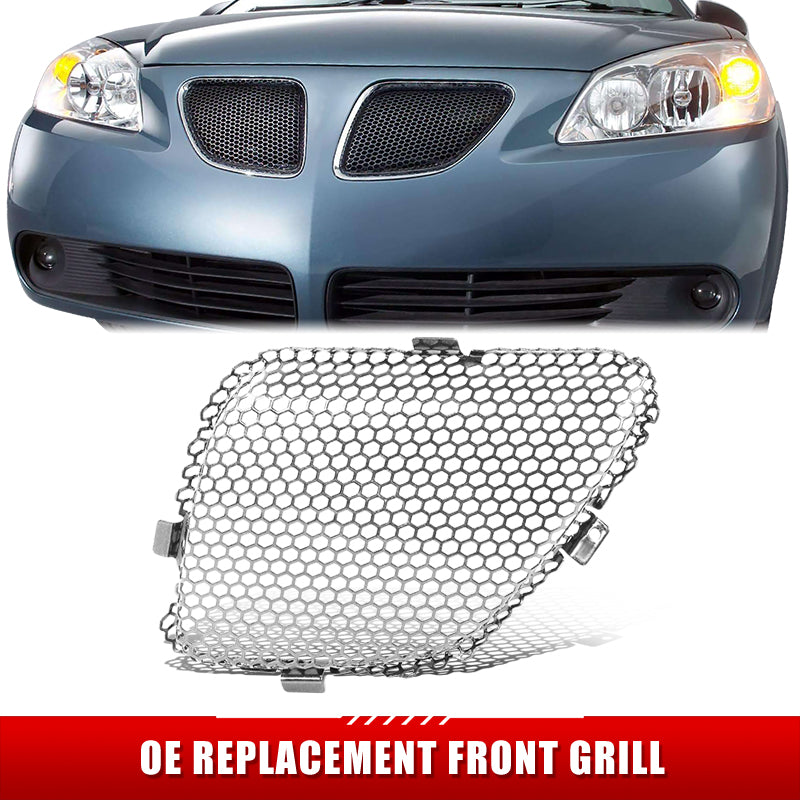 Factory Replacement Grille (Left,Black) <br>05-09 Pontiac G6