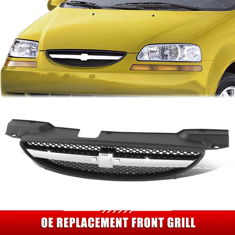 Factory Replacement Grille <br>04-06 Chevy Aveo, 07-08 Aveo5