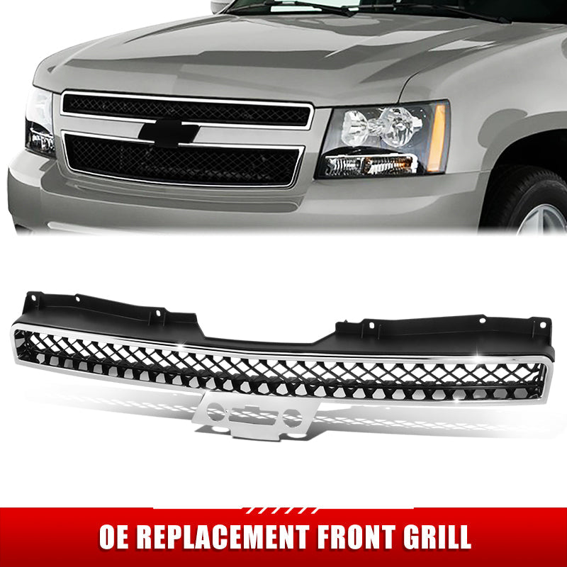 Factory Replacement Grille <br>07-14 Chevy Avalanche, Suburban 1500, 2500, Tahoe