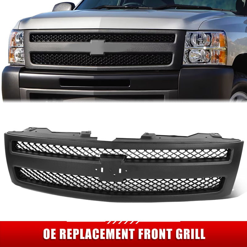 Factory Replacement Grille <br>07-13 Chevy Silverado 1500