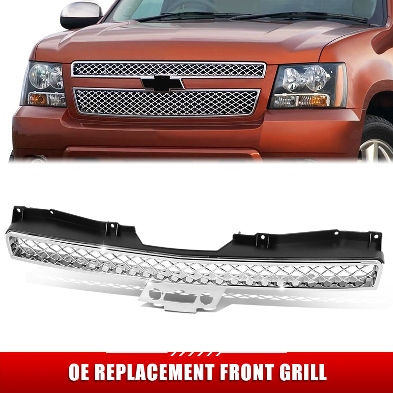 Factory Replacement Grille (Chrome) <br>07-14 Avalanche, Suburban 1500, 2500, Tahoe