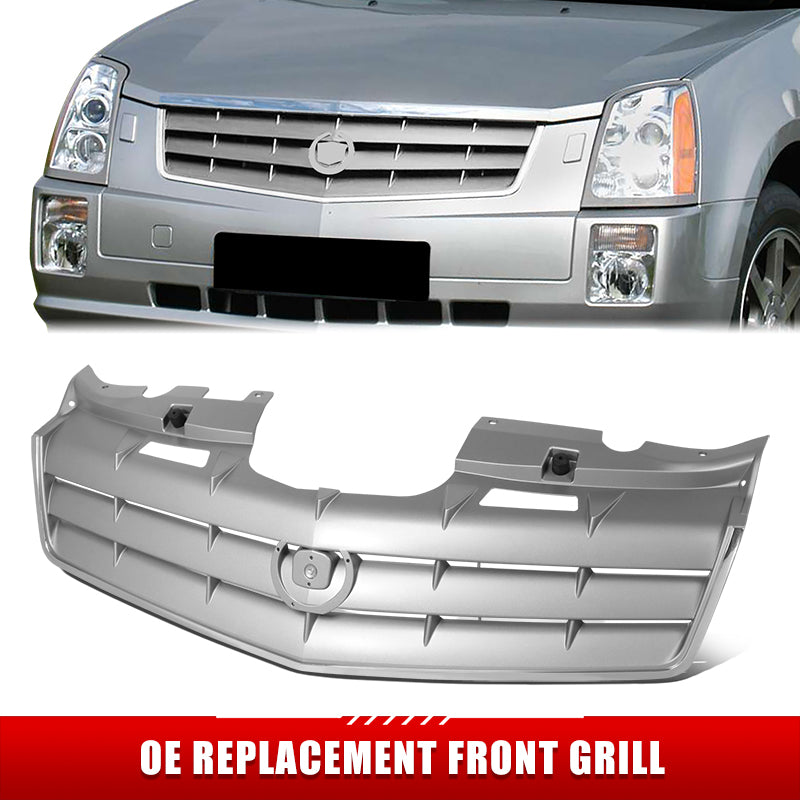 Factory Replacement Horizontal Slats Grille <br> 04-05 Cadillac SRX