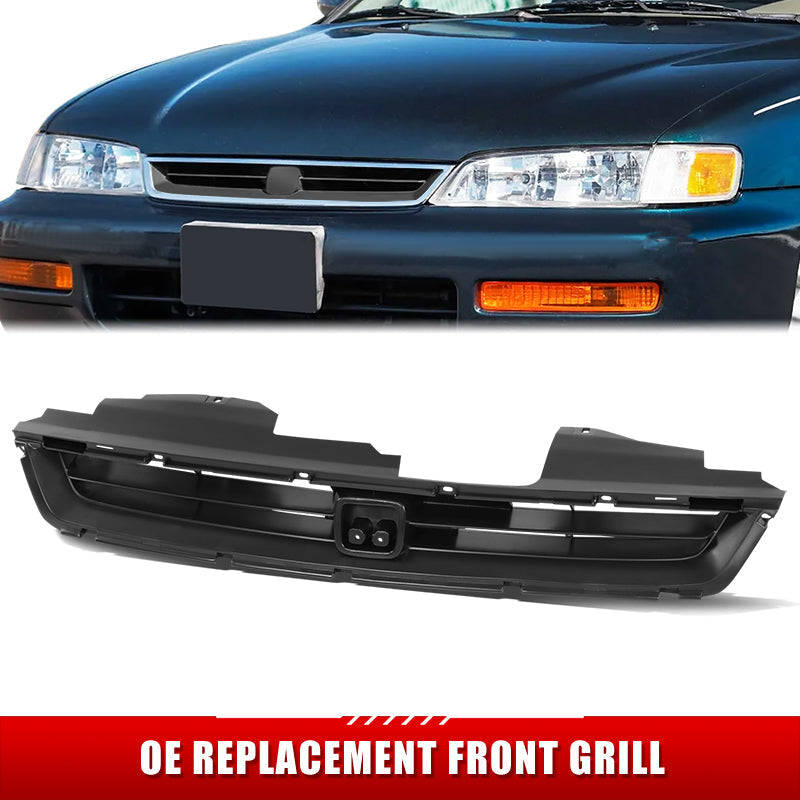 Factory Replacement Grille <br>96-97 Honda Accord 4Cyl