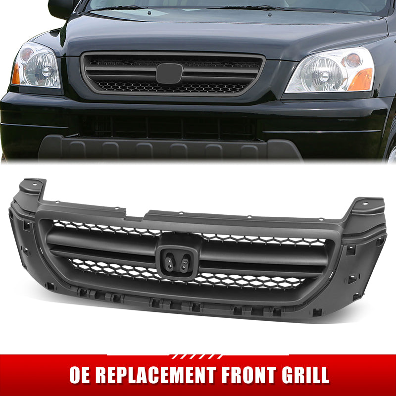 Factory Replacement Grille <br>03-05 Honda Pilot