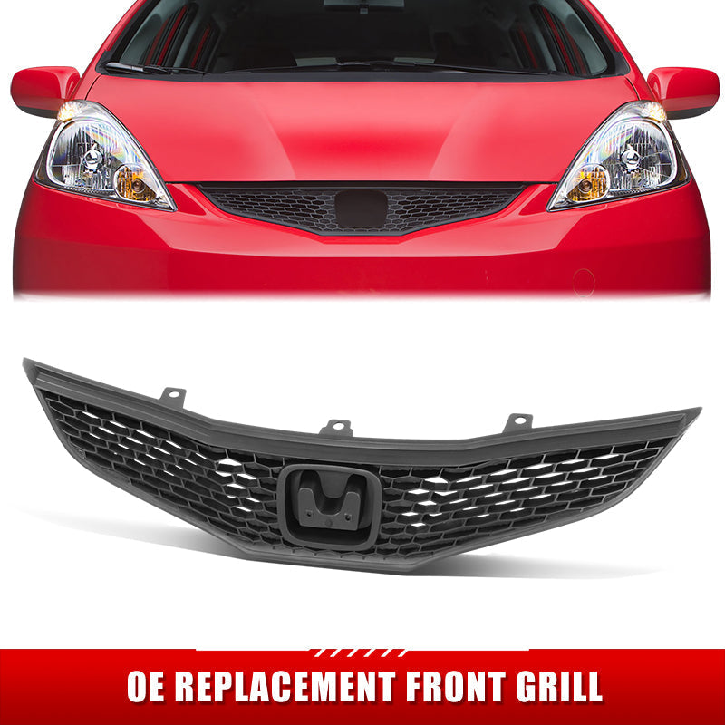 Factory Replacement Grille <br>09-14 Honda Fit Base, DX, LX