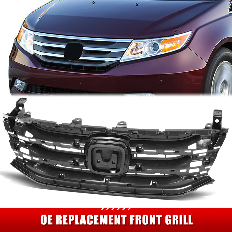 Factory Replacement Grille <br>11-13 Honda Odyssey