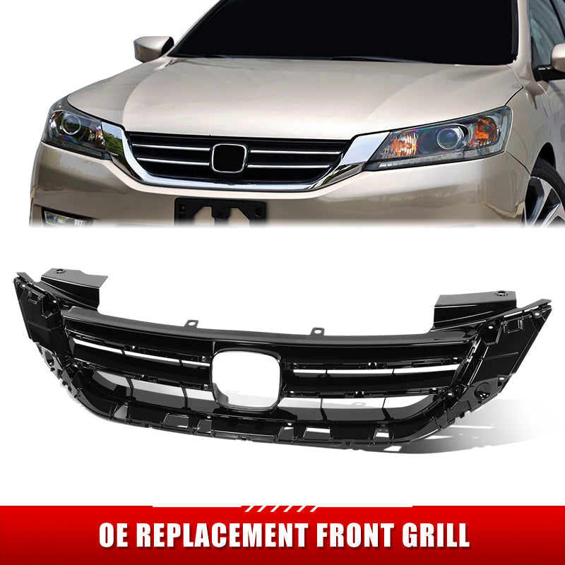 Factory Replacement Grille <br>13-15 Honda Accord 4Dr