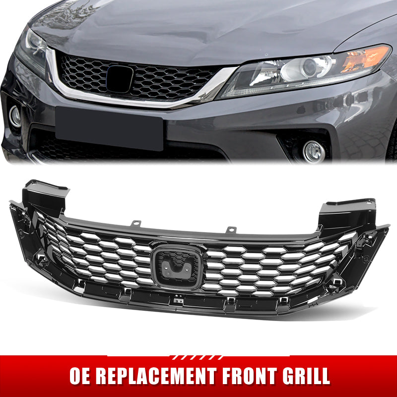 Factory Replacement Grille <br>13-15 Honda Accord 2Dr