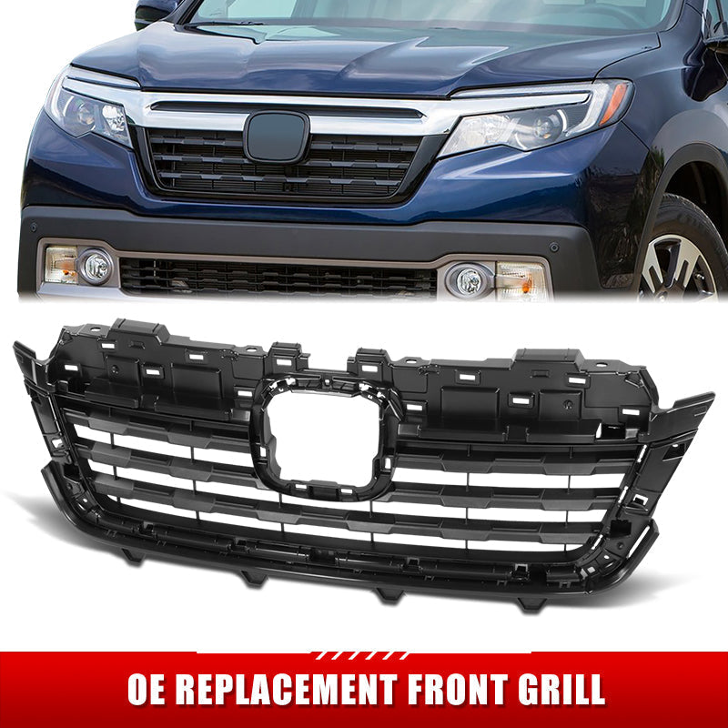 Factory Replacement Grille <br>17-20 Honda Ridgeline