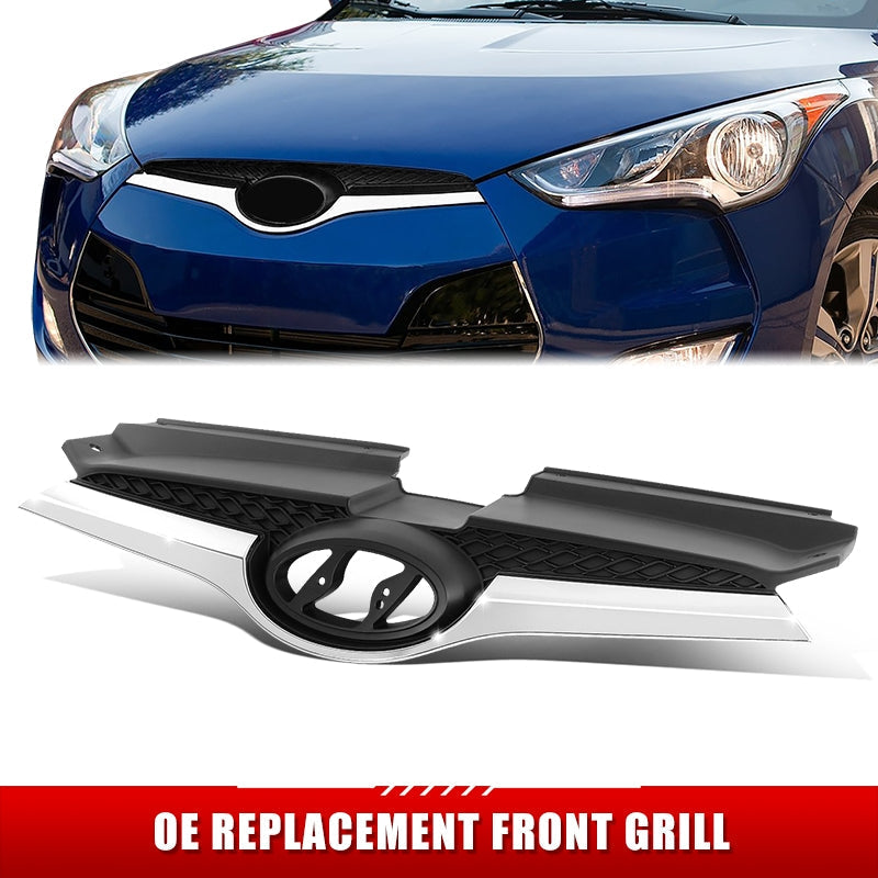 Factory Replacement Grille <br>12-17 Hyundai Veloster