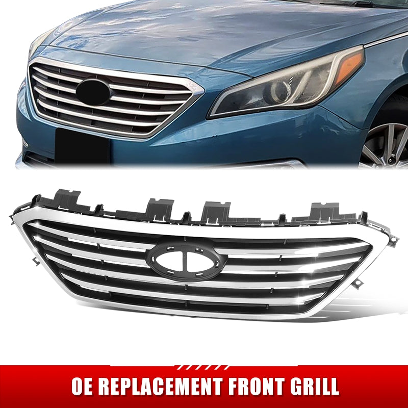 Factory Replacement Grille <br>15-17 Hyundai Sonata