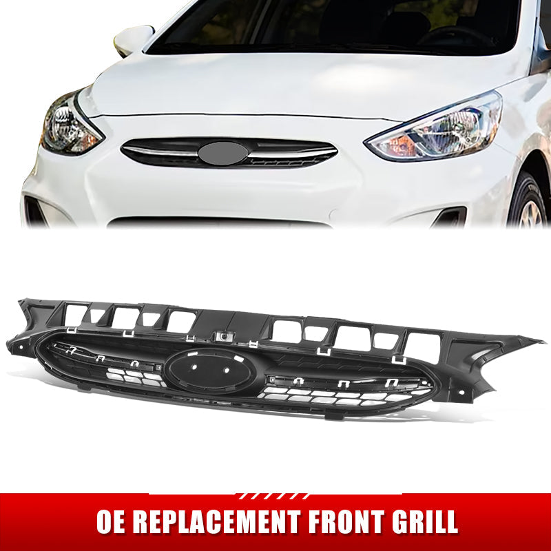 Factory Replacement Grille <br>15-17 Hyundai Accent