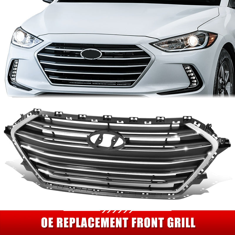 Factory Replacement Grille <br>17-18 Hyundai Elantra