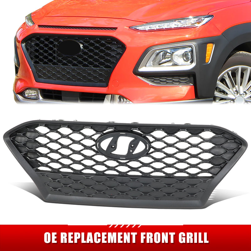 Factory Replacement Grille (Gray) <br>18-21 Hyundai Kona