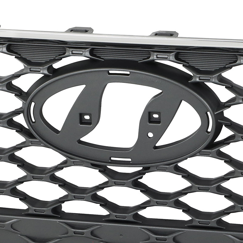 Factory Replacement Grille (Silver) <br>18-21 Hyundai Kona