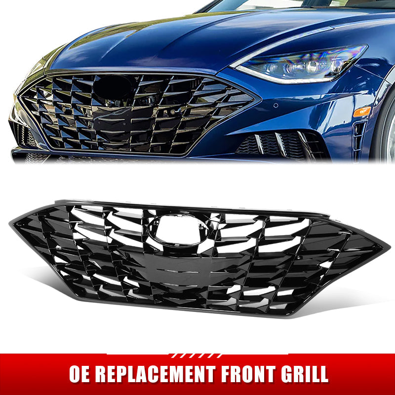 Factory Replacement Grille (Chrome) <br>20-22 Hyundai Sonata