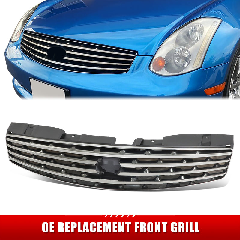 Factory Replacement Grille <br>03-07 Infiniti G35 2Dr